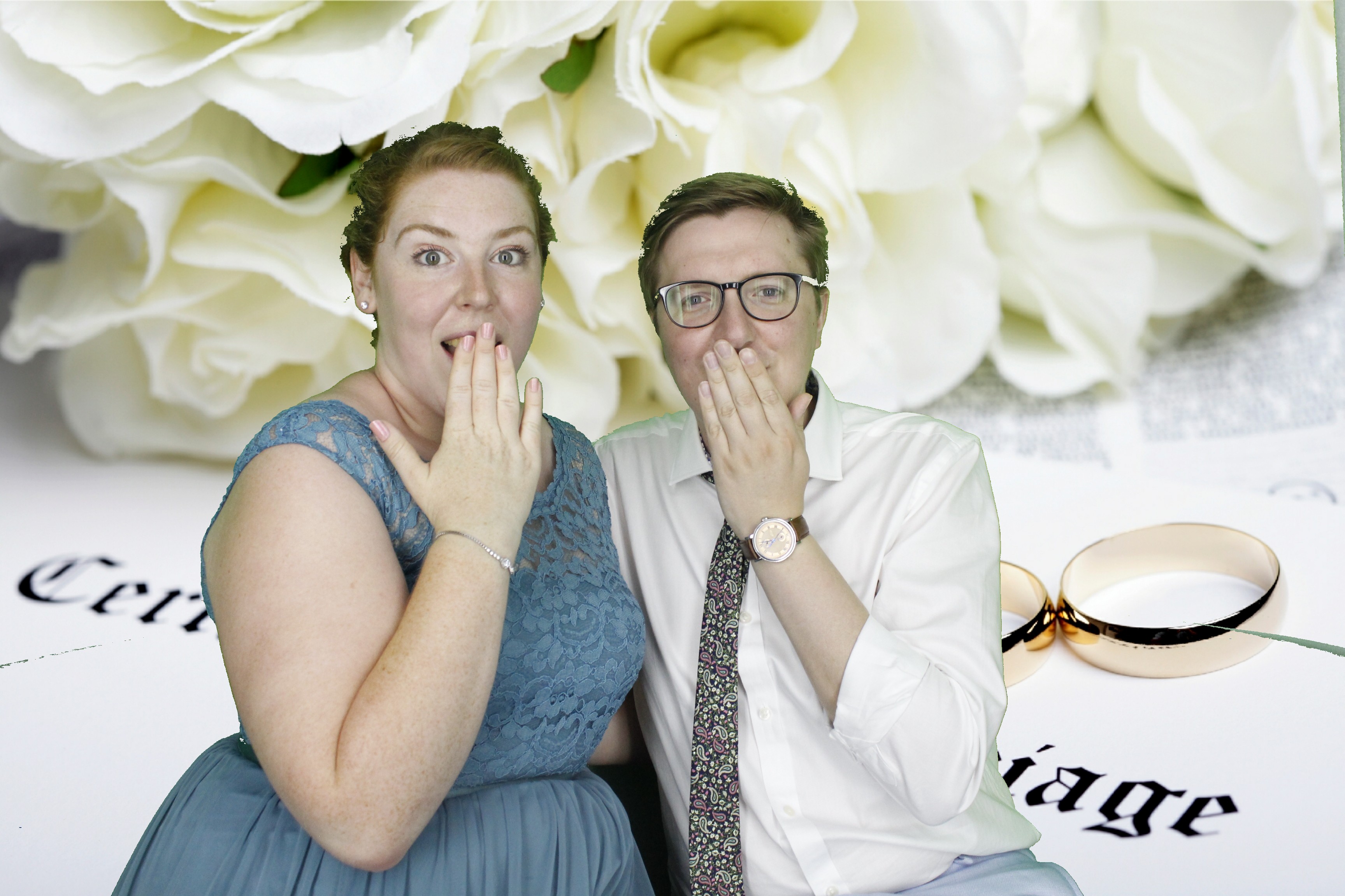 Rebecca and Warren's Wedding | View more photos from the event at gallery.myphotoboothexperience.co.uk/u/MyPhotoBoothExperienceLtd/Rebecca-and-Warrens-Wedding
